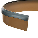 Уплотнитель Г-образный для столешниц 26/38мм и плит 10,16,28мм (длина скрутки 3,05м), цвет серый