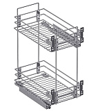 Сетка в базу 300 мм, крепление снизу или по диагонали с направляющими Hettich Actro You, 260x450x530 мм (10.56.03.1.1.1)