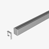 • ЛинероМозаик профиль 1500 мм алюм. цвет СТАЛЬ нерж.  (0089039845)