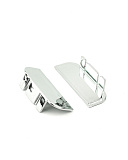 Комплект заглушек для С-образной врезной профильной ручки schuco, цвет хром  (Ca/C/Sh/Cr)