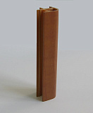 Соединительный элемент для цоколя 90° ламинированный вишня красная, 100 мм (7784831530)