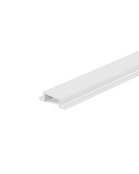 Алюминиевый врезной профиль Sezam 22x6 мм, длина 3 м, белый глянец (4269/W)