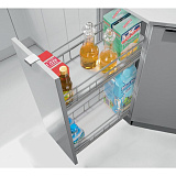 Выдвижная корзина Cargo IQ Plus 200, серебристая (9065857)