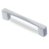 Ручка скоба, коллекция "Air", 128 мм, цвет - хром сатиновый (AS002-128SC)